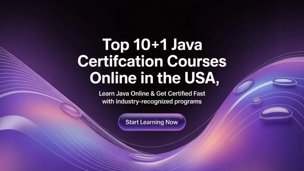 Java certification courses online - rkitlabs