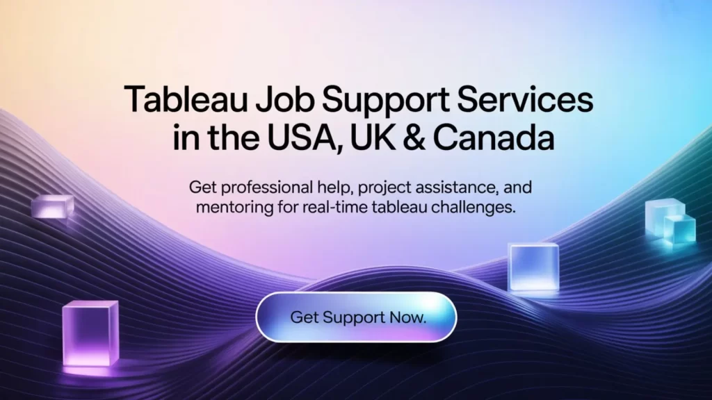 Tableau Job Support Services in the USA, UK, and Canada - rkitlabs