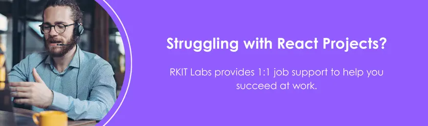 React JS Job Support Services in the USA, UK And Canada - rkitlabs