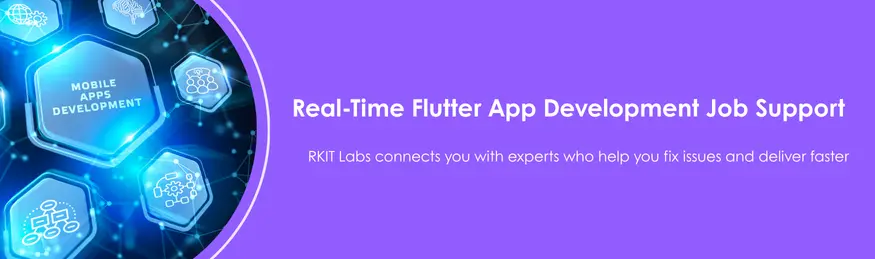 Flutter App Development Job Support in the USA - rkitlabs