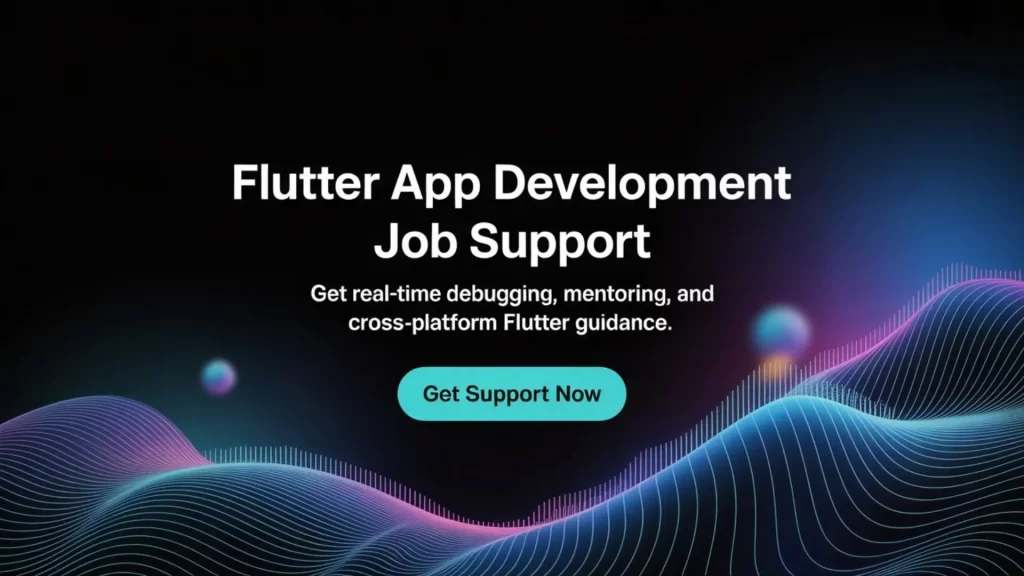 Flutter App Development Job Support in the USA - rkitlabs