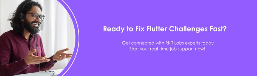 Flutter App Development Job Support in the USA - rkitlabs